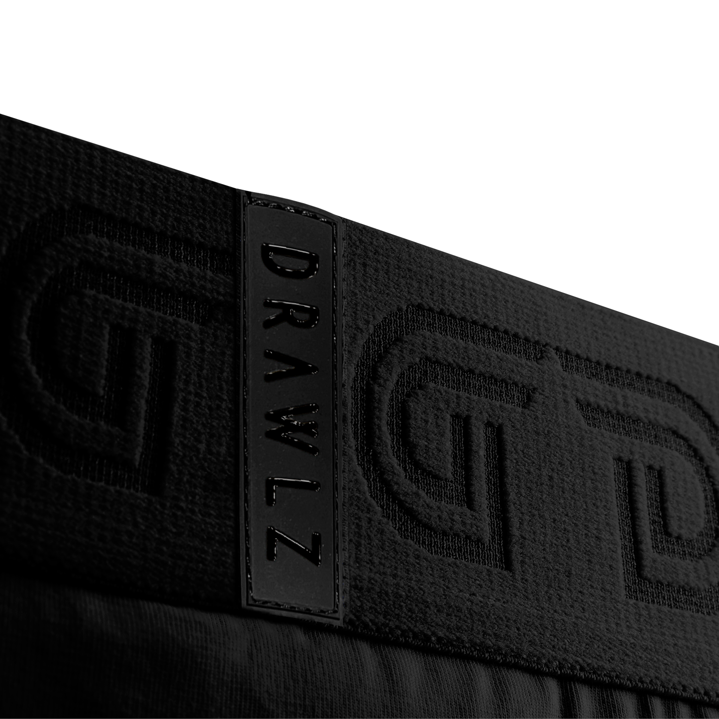 Drawlz Brand Co. , LLC Boxer Brief Cottonz Noir Drawlz Cotton Noir: Premium Men's Black Underwear | SoftSculp™ Tech