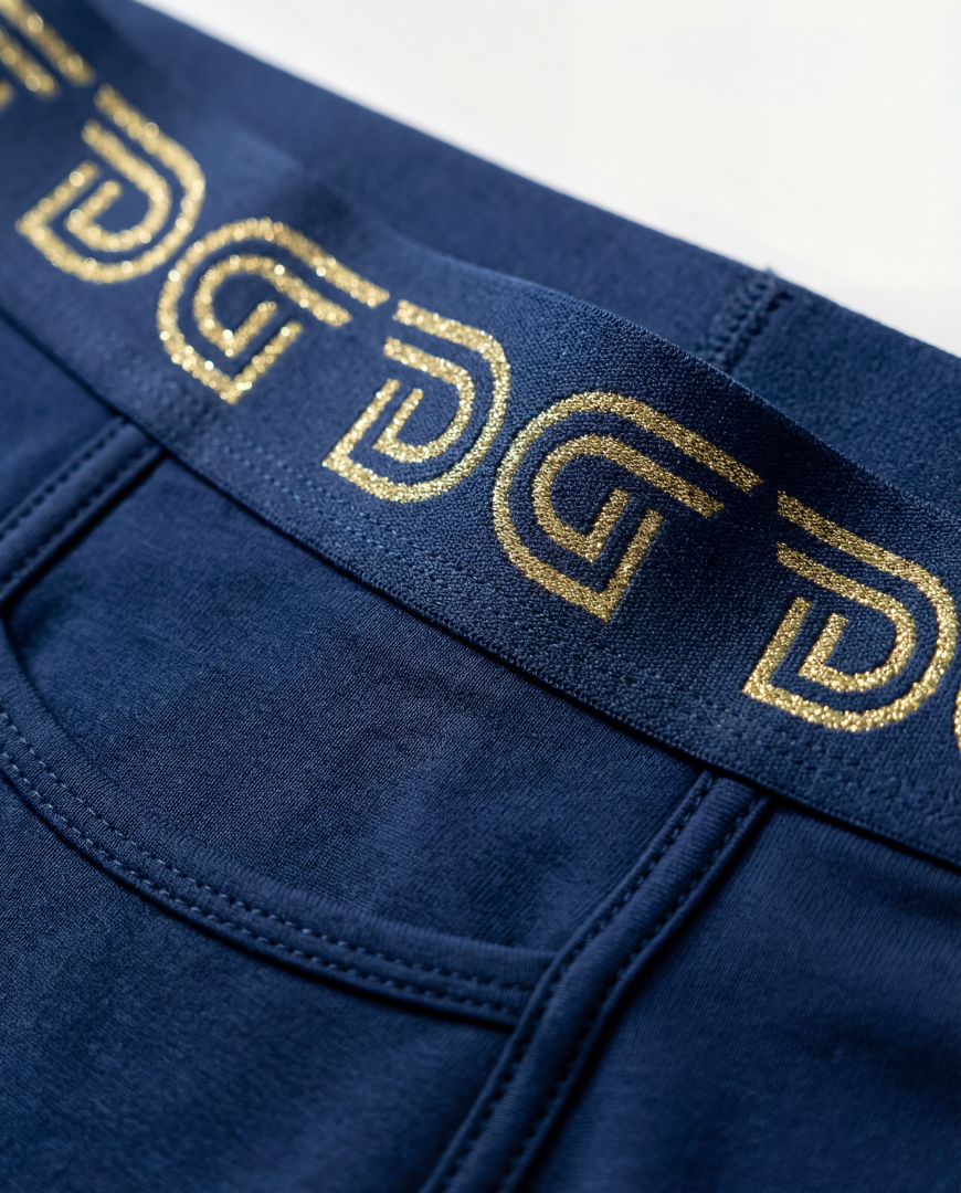 Drawlz Brand Co. , LLC Boxer Brief Anniversary Capsule— Navy / Gold (Limited Edition) Anniversary Capsule— Navy / Gold (Limited Edition)