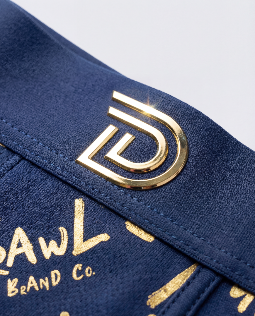 Drawlz Brand Co. , LLC Boxer Brief Anniversary Capsule— Navy / Gold (Limited Edition) Anniversary Capsule— Navy / Gold (Limited Edition)