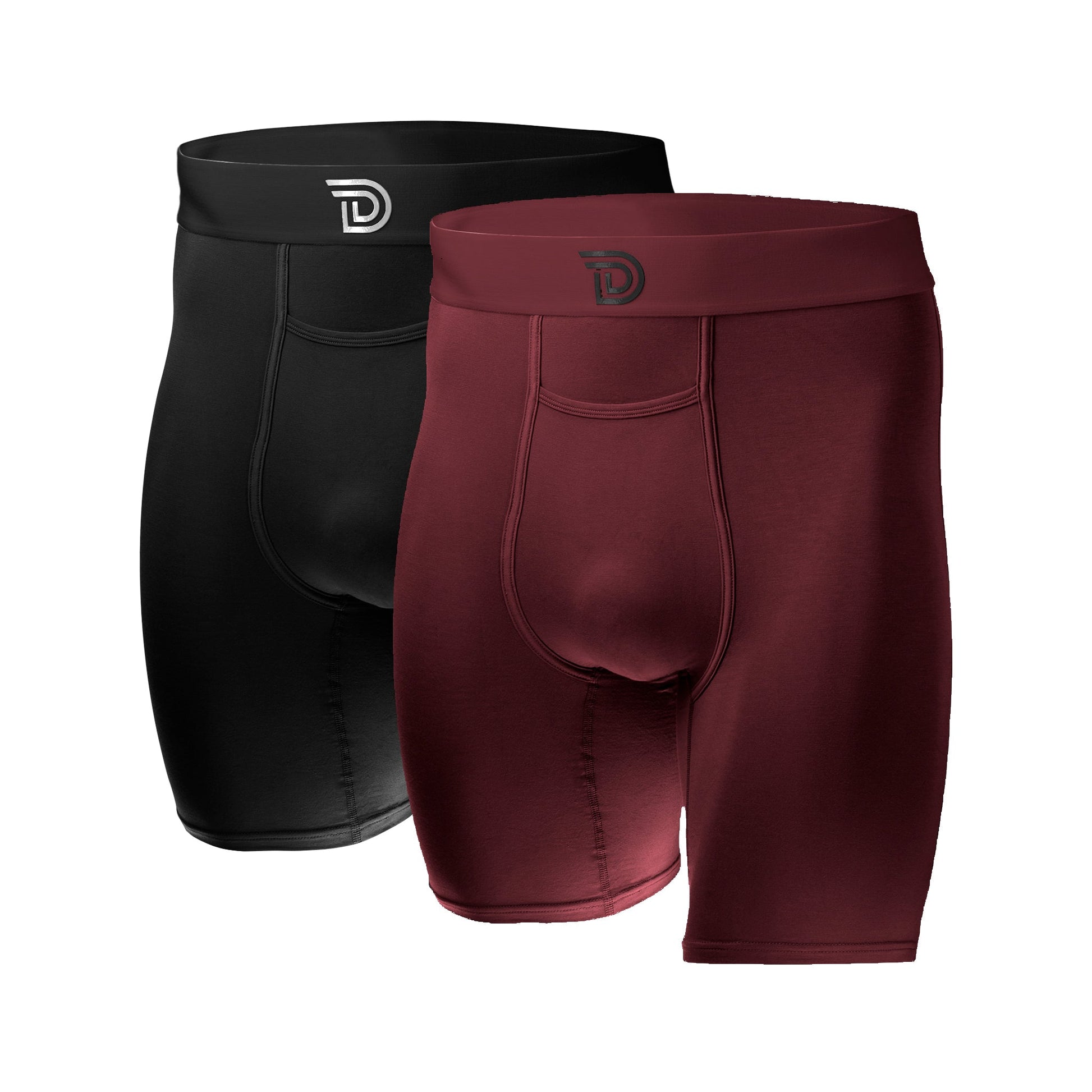 Drawlz Brand Co. , LLC Boxer Brief Core Duo - Black Oxblood Black Haze | Drawlz Brand Co.
