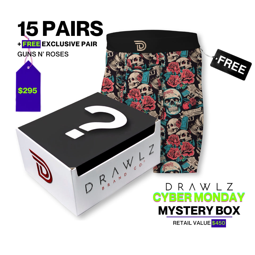 Drawlz Brand Co. , LLC Boxer Brief Drawlz Mystery Box + Free Exclusive Pair Drawlz Mystery Box + Free Exclusive Pair