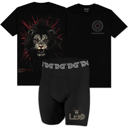 Drawlz Brand Co. , LLC Boxer Brief Leo Pack Leo Pack - Limited Edition T-Shirt and Briefs | Zodiac Collection