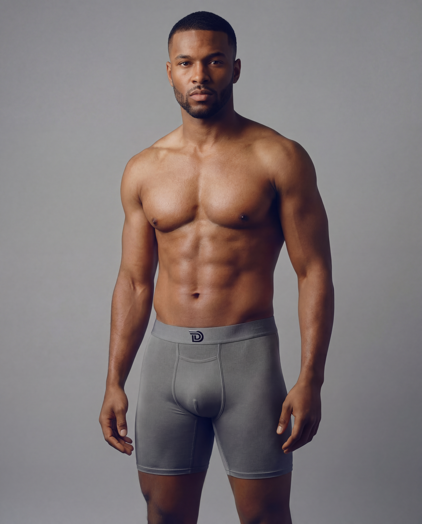 Drawlz Brand Co. , LLC Boxer Brief Originalz Graphite Drawlz Originalz Black: Premium Men's Underwear | MicroSkin™ Tech