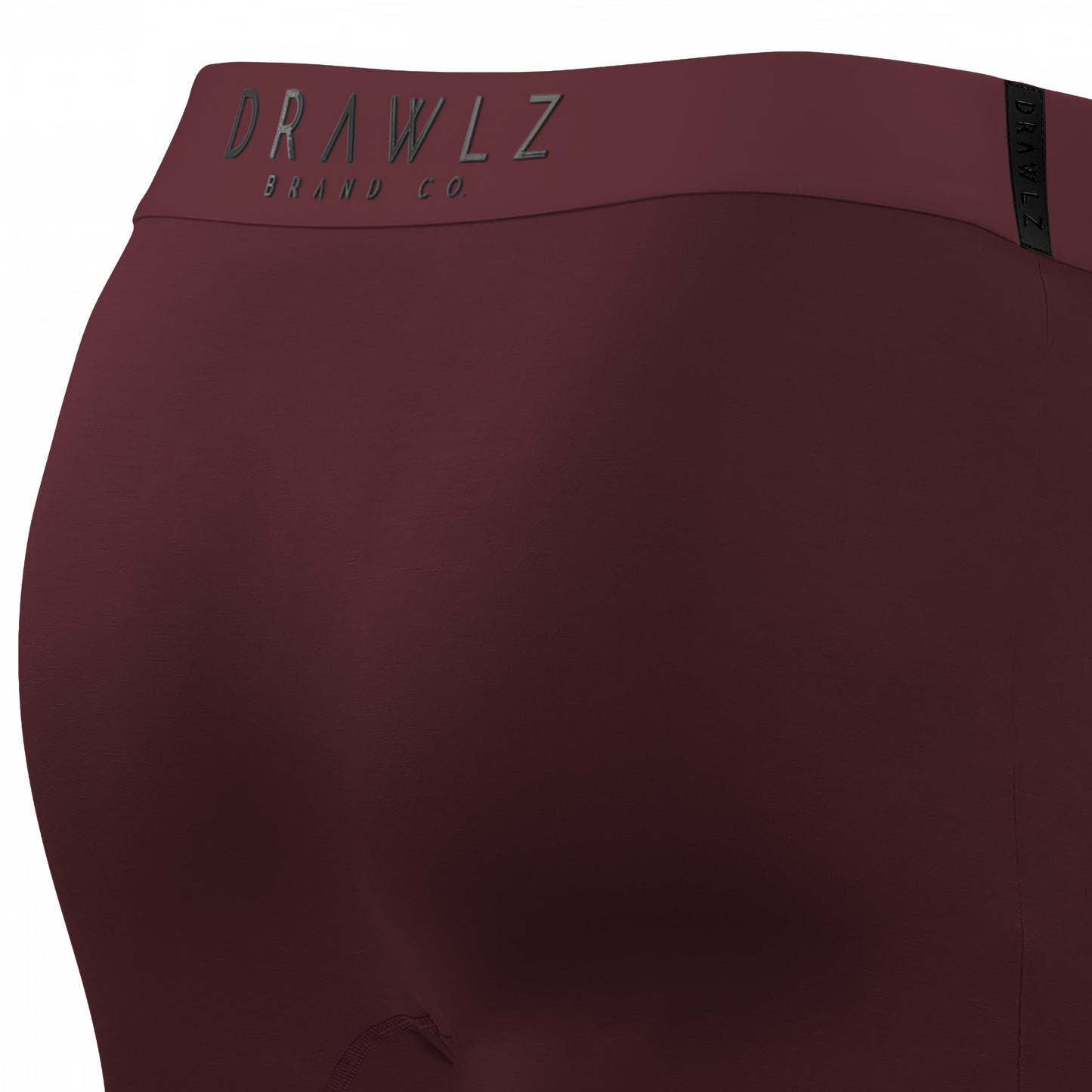 Drawlz Brand Co. , LLC Boxer Brief Originalz Oxblood Drawlz Originalz Black: Premium Men's Underwear | MicroSkin™ Tech