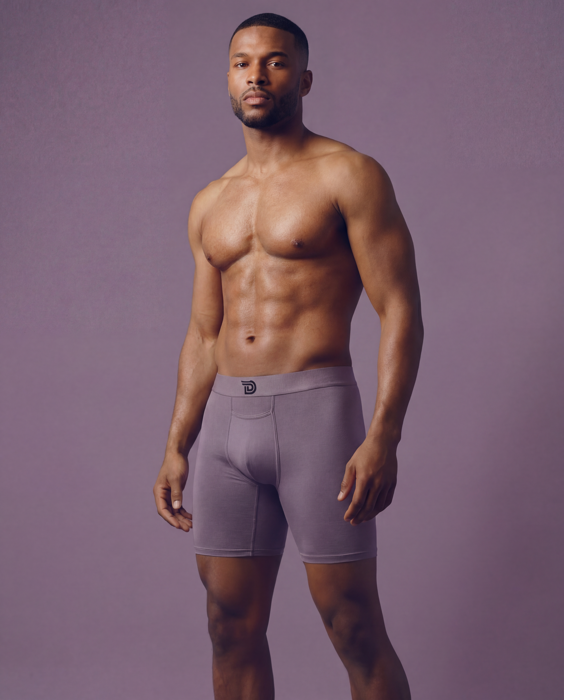 Drawlz Brand Co. , LLC Boxer Brief Originalz Purple Haze Drawlz Originalz Black: Premium Men's Underwear | MicroSkin™ Tech