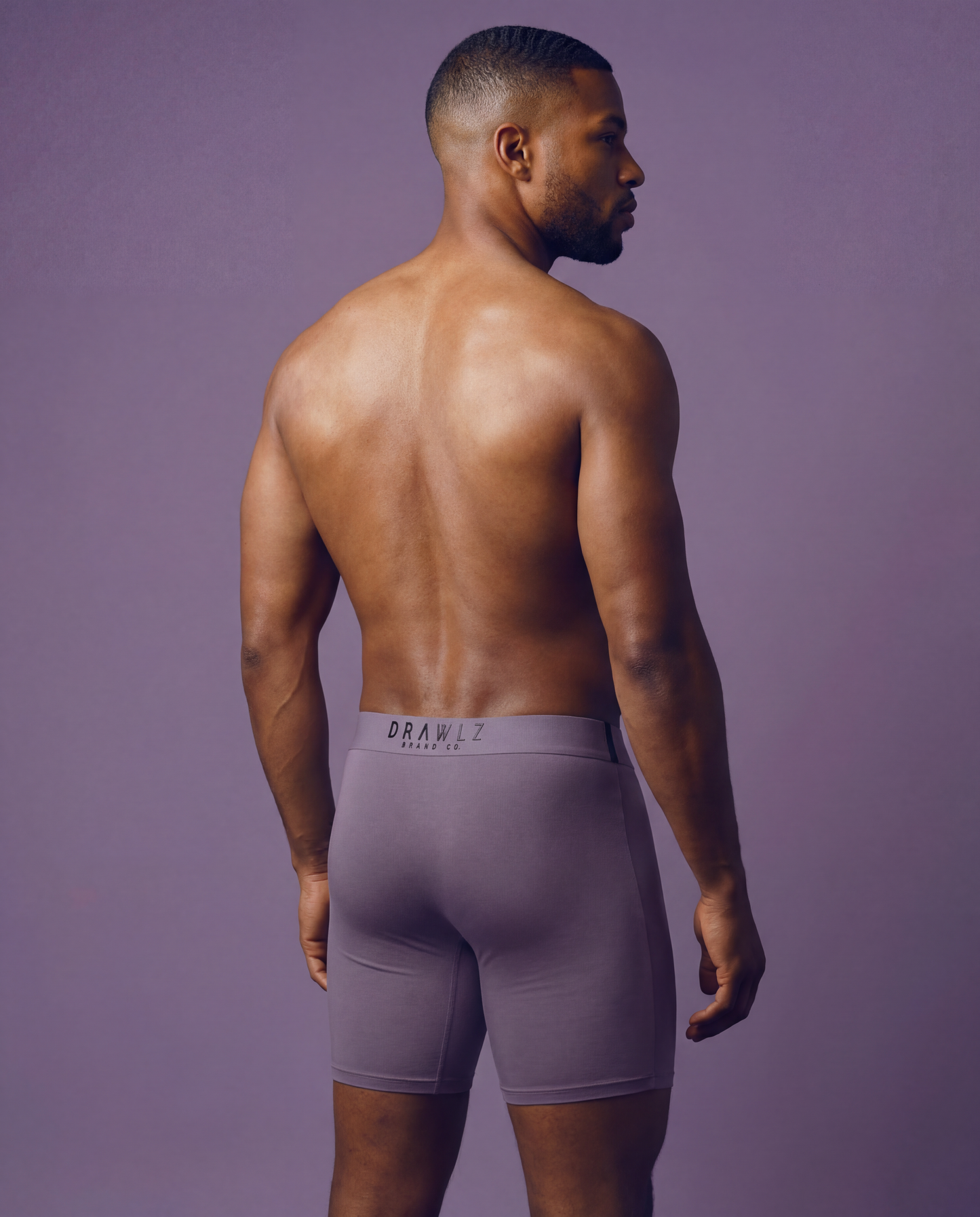 Drawlz Brand Co. , LLC Boxer Brief Originalz Purple Haze Drawlz Originalz Black: Premium Men's Underwear | MicroSkin™ Tech