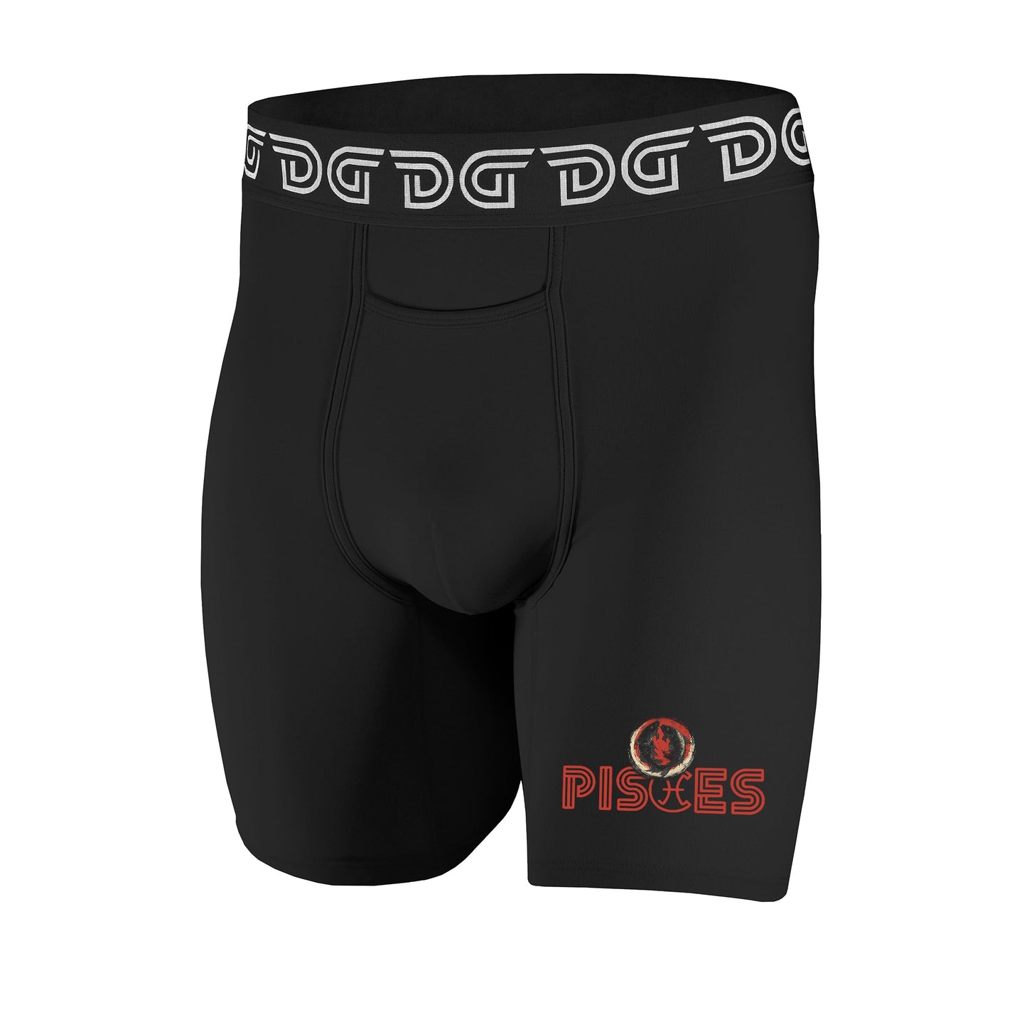 Drawlz Brand Co. , LLC Boxer Brief Pisces / 4XL Whats your Sign? Drawlz Cotton Black: Premium Men's Underwear | SoftSculp™ Tech