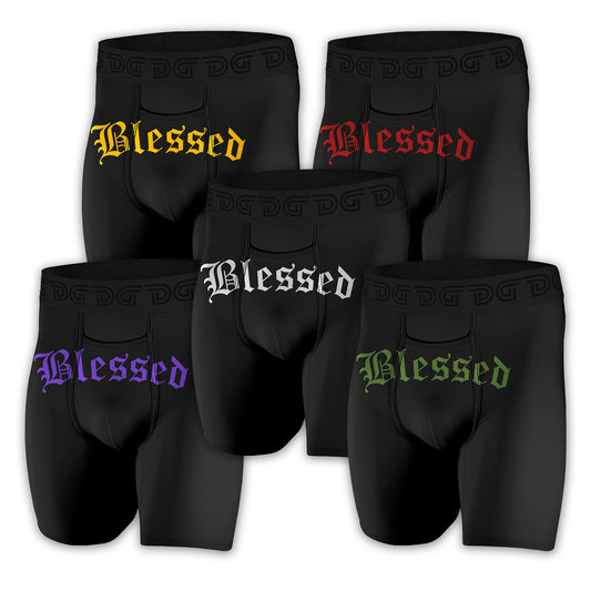 Drawlz Brand Co. , LLC Boxer Brief S Blessed Up Capsule Blessed Men's Boxer Brief Underwear 