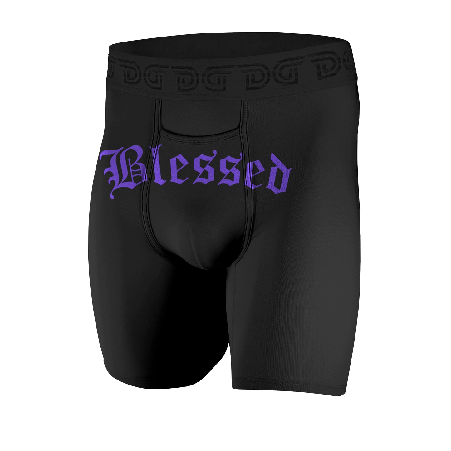 Drawlz Brand Co. , LLC Boxer Brief S / Purple Blessed Blessed Men's Boxer Brief Underwear 