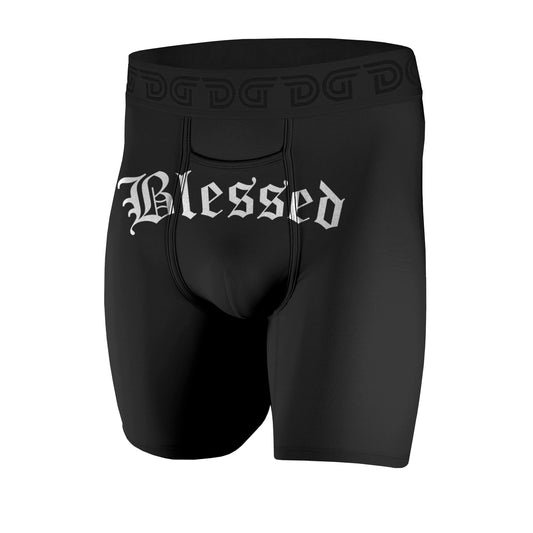 Drawlz Brand Co. , LLC Boxer Brief S / White Blessed Blessed Men's Boxer Brief Underwear 