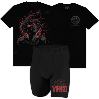 Drawlz Brand Co. , LLC Boxer Brief Virgo Pack Virgo Pack - Limited Edition T-Shirt and Briefs | Zodiac Collection
