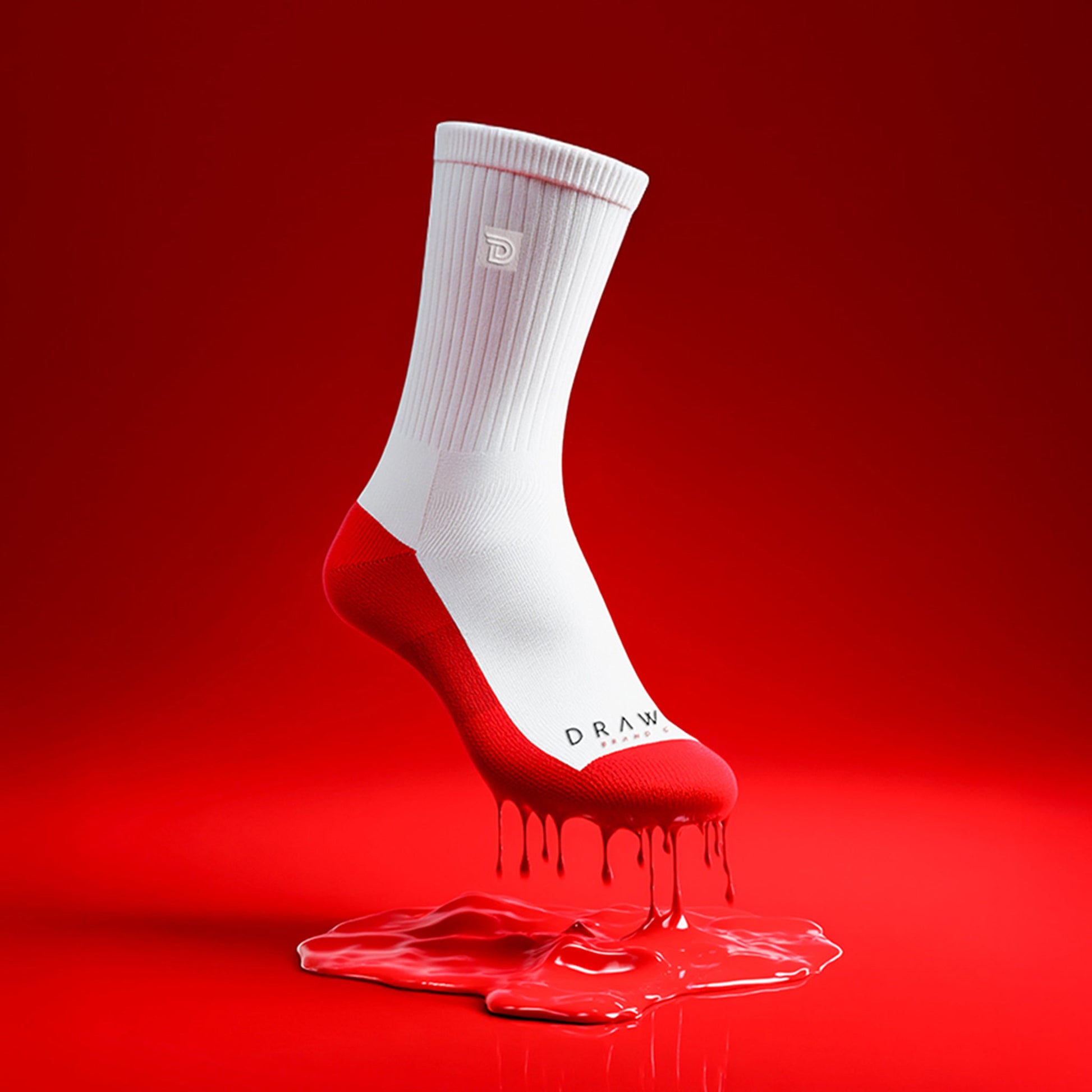 Drawlz Brand Co. , LLC sock White / S/M ICON SOCK Drawlz ICON Sock: Premium Merino Wool Men's Socks 