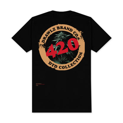 Drawlz Brand Co. , LLC tshirt 420 DRAWLZ TShirt - BLACK