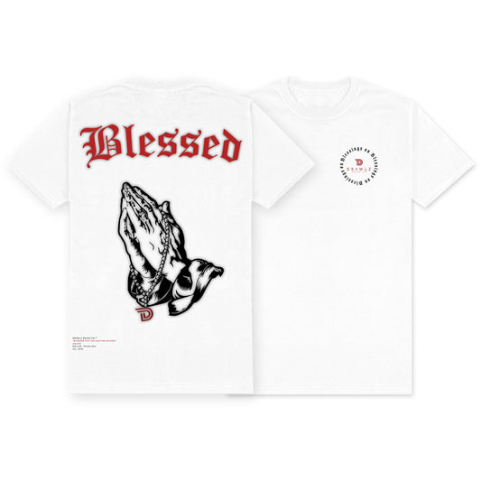 Drawlz Brand Co. , LLC tshirt Cardinal Red / S Blessed Up Capsule Tees – Limited Edition Blessed Up Capsule Tees – Limited Edition