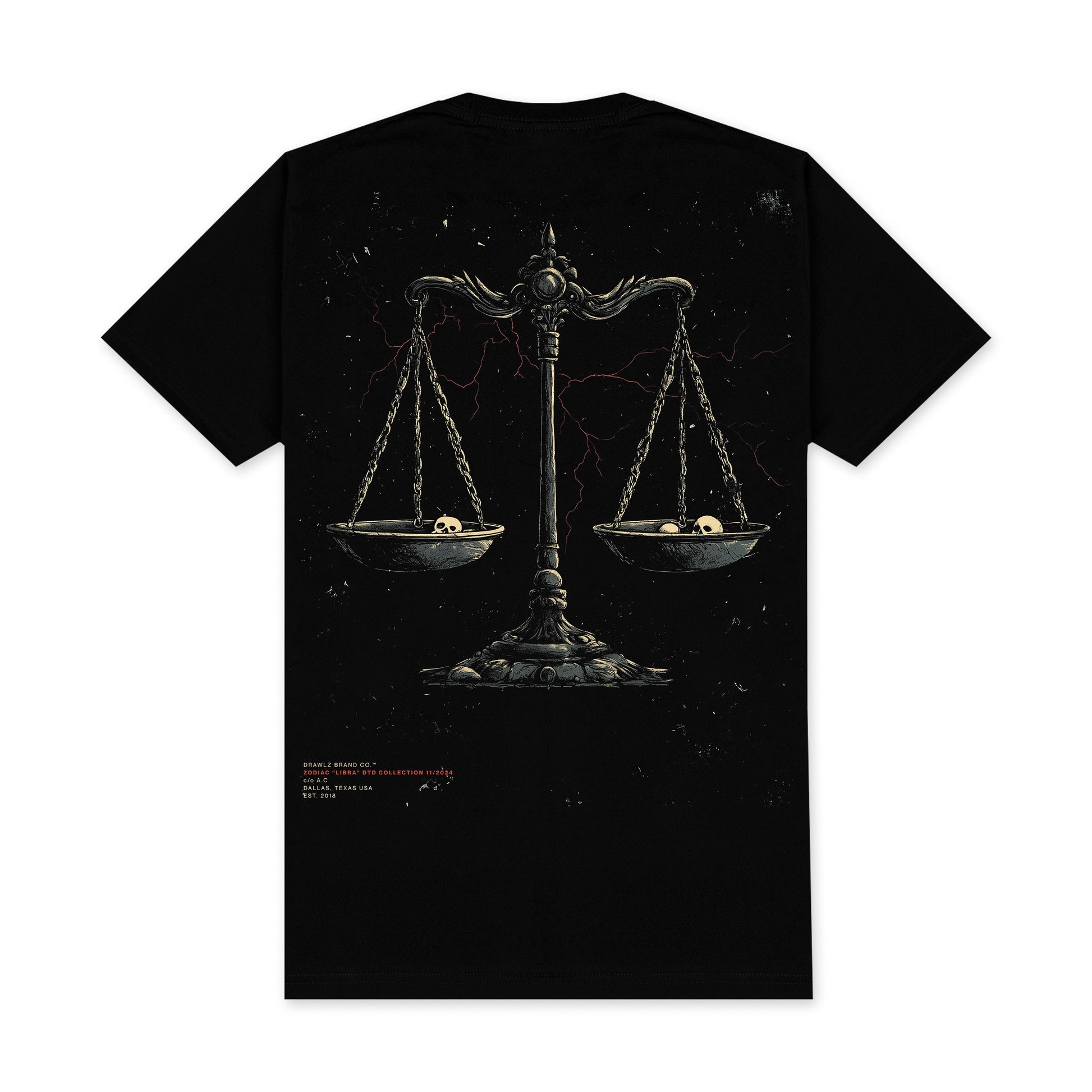 Drawlz Brand Co. , LLC tshirt Libra Graphic T Libra Graphic T-Shirt - Zodiac Edition | Drop the Drawlz Collection