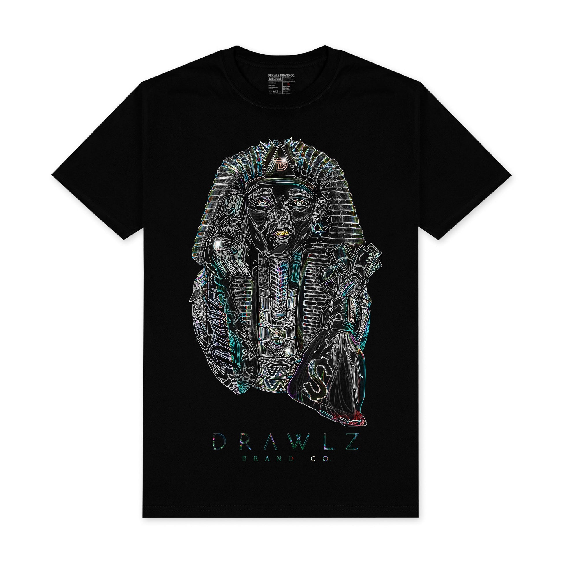 Drawlz Brand Co. , LLC tshirt Money Bag Pharaoh TShirt - Black