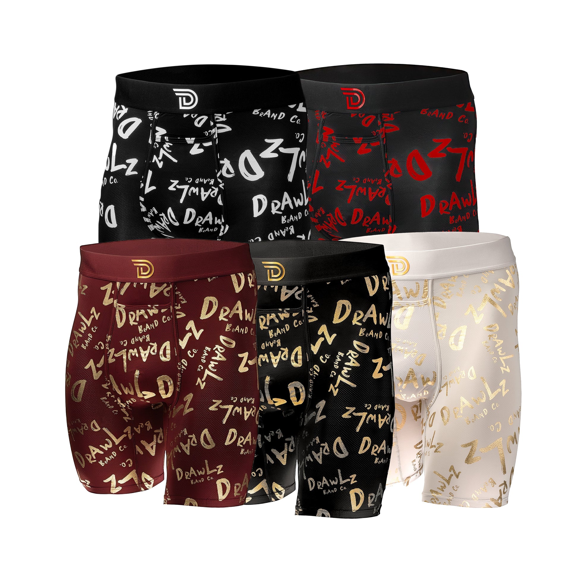 PSD Underwear Boxer Briefs - Bandanas -  - Gifts with 1 Y & 2 Z's