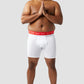 Mens Underwear Boxer Briefs Cottonz White Drawlz Brand Co. , LLC