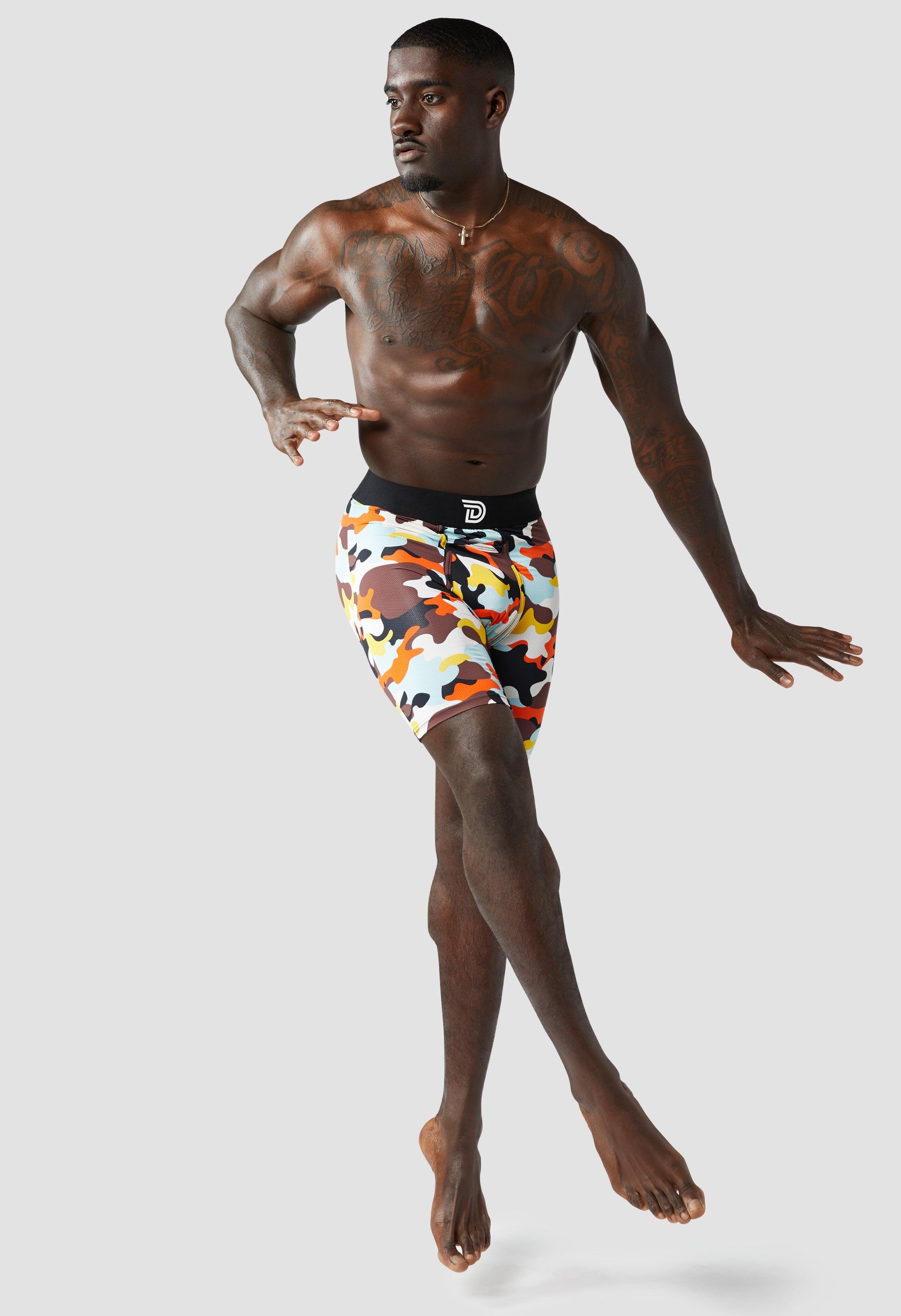 Mens Underwear Boxer Briefs Expressionz Colored Camoz Drawlz Brand Co. , LLC