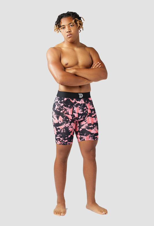 Mens Underwear Boxer Briefs Expressionz Pink Acid Drawlz Brand Co. , LLC