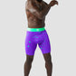 Mens Underwear Boxer Briefs Expressionz Purple Highlightz Drawlz Brand Co. , LLC