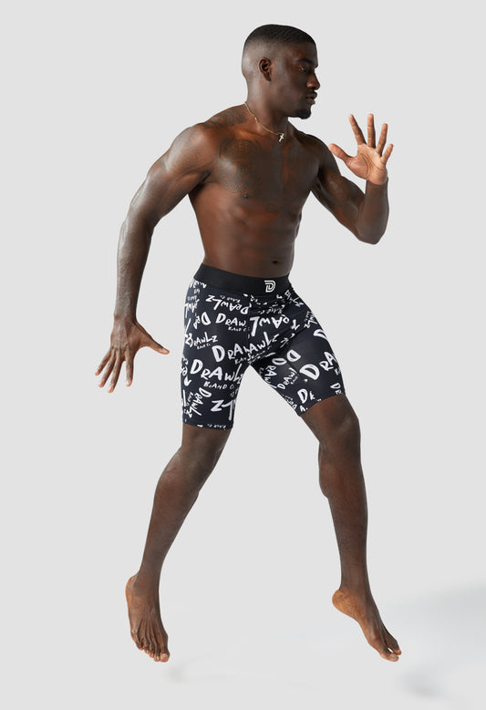 Mens Underwear Boxer Briefs The Black Pack Drawlz Brand Co. , LLC