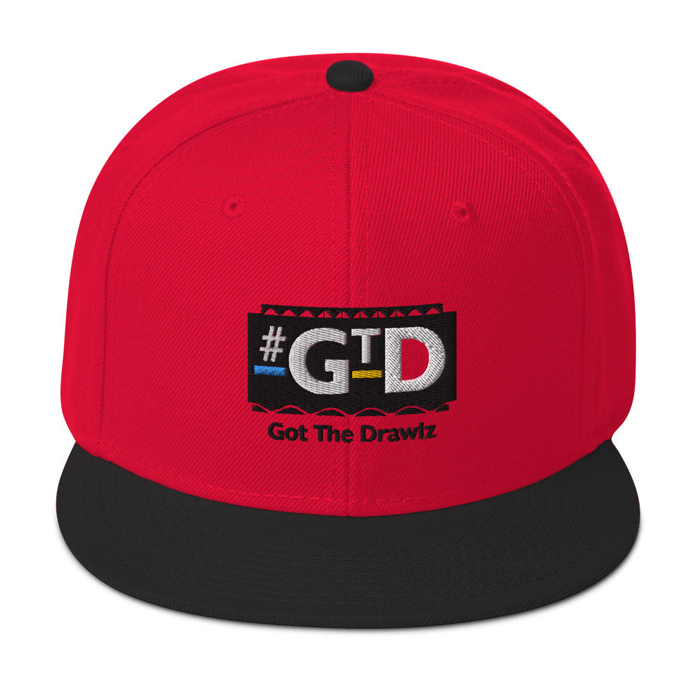 Printful hat Black / Red / Red GTD Snapback
