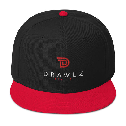 Printful hat Red / Black / Black Drawlz Originalz Snap Back